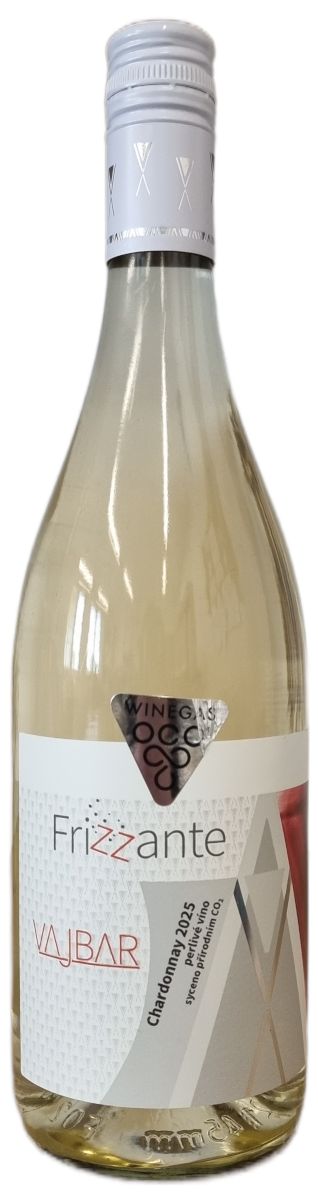 Frizzante, Chardonnay 2025, perlivé, Vinařství Vajbar