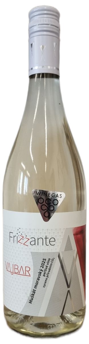 Frizzante, Muškát moravský 2025, perlivé, Vinařství Vajbar